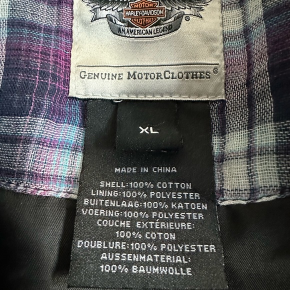 Women’s Harley Davidson Embroidered Black Jacket Size XL - Picture 5 of 12